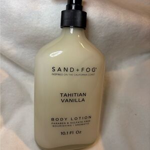 SAND + FOG Tahitian Vanilla Body Lotion Brand New Never Used!!!